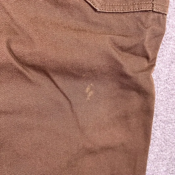 Duluth Trading Cargo Work Pants Men 36x32 Brown Fire Hose Canvas Utility Relaxed - Picture 8 of 13